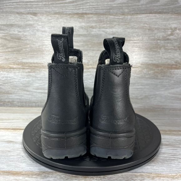 Thorogood Women’s 804-6134 Leather Comp Safety Toe Station Black Boot Size 9 - Picture 4 of 10